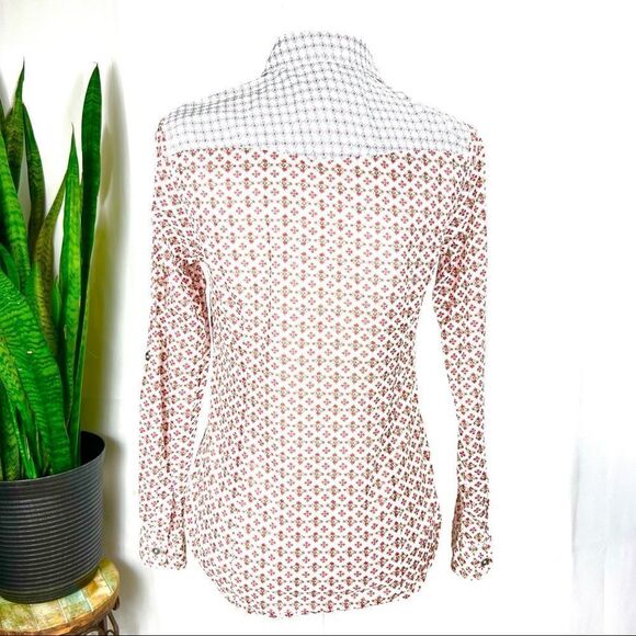 SECEN Women’s Small Cotton Long Sleeve Blouse Western Boho Cowgirl Appeal - Picture 12 of 13